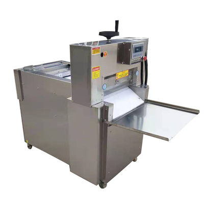 автомат для резки 20mm цыпленка Slicer мяса 550kg/h замороженный полностью автоматический толщиной