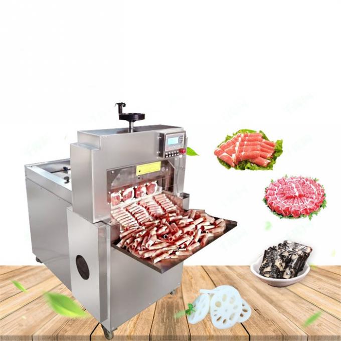 Кусок баранины резца свежего мяса подвергает машину механической обработке обработки мяса Slicer мяса