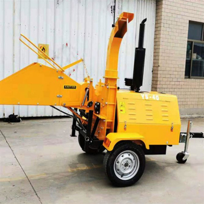 Машина 0.8t/h Pto высокоскоростного деревянного журнала Chipper привела Chipper шредер в действие 44×38cm