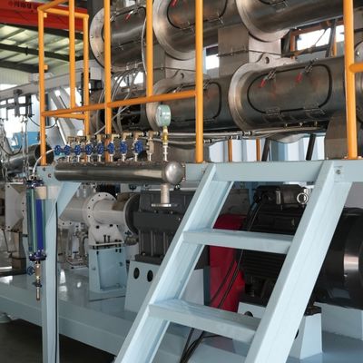 New Twin-screw Stainless Steel Pet Dog & Cat Food Extruder Machine for Fish & Bird Feed 250-6000KG/H Capacity