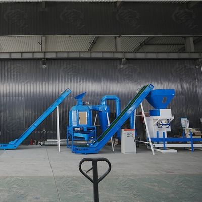 Полностью автоматическая и эффективная линия производства топлива из соломенного осадка биомассы