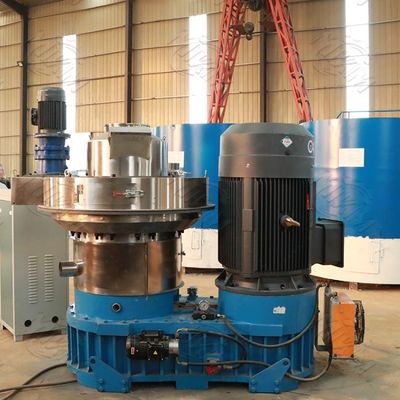 Машина 0.6mm 1500kgs/h лепешек биомассы кофе двойного слоя деревянная