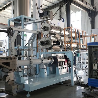 собака производственной линии корма для домашних животных 120kg/h 22KW сухая обрабатывает штрангпресс 3mm