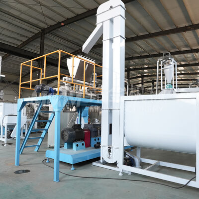 Кибблс Сухие пищевые продукты для домашних животных Машины для производства пищевых продуктов для домашних животных Двойной винтовой потоковой рыбный корм Экструдер Пелетная машина