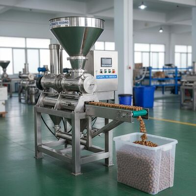 Машины из нержавеющей стали для рыбных кормов с емкостью 100-2000 кг/ч и автоматическим питанием для экструдера кормов для животных