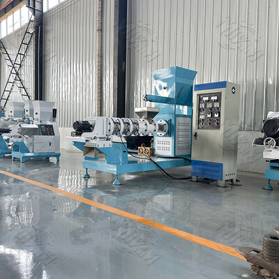 Машина для экструдирования кормов для рыб из нержавеющей стали с мощностью 100-2000 кг/ч и автоматическим питанием для производства пеллет для кормов для домашних животных