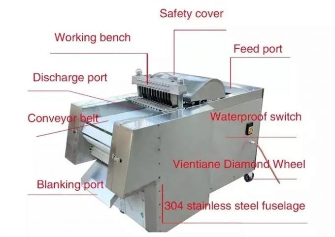 Машина обработки мяса резца куба рыб замороженного автомата для резки куриной ножки замороженная
