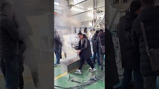 Плавающий экструдер для корма для рыбы производительностью 1000-1200 кг/ч мокрым способом на продажу #feedmill #farming #fishfarming