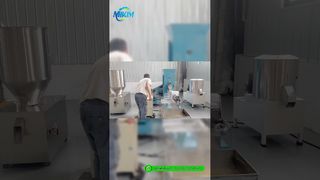 Пробный запуск завода по производству экструдеров для кормов для домашних животных | Треугольное производство кормов для собак#petfoodextrumer#dogfoodextrumer